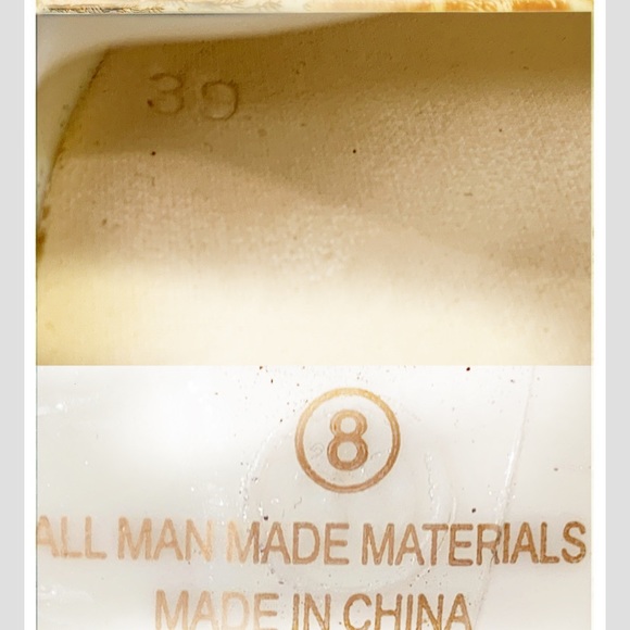 Silver flats shoes - Picture 6 of 7